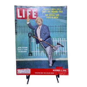 Life Magazine November 2 1959 Jackie Gleason Takes a Fling on NY's Broadway